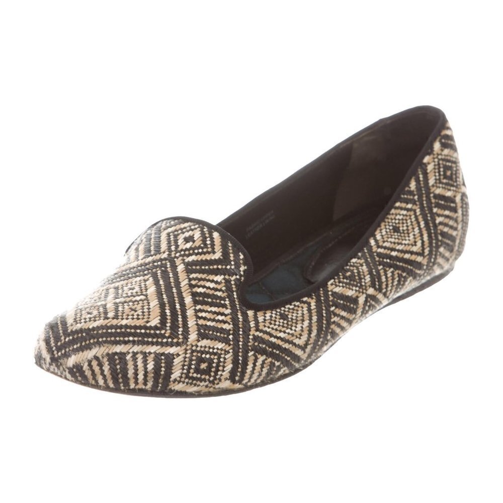 Vera Wang Raffia Round-Toe Flats - Pre loved